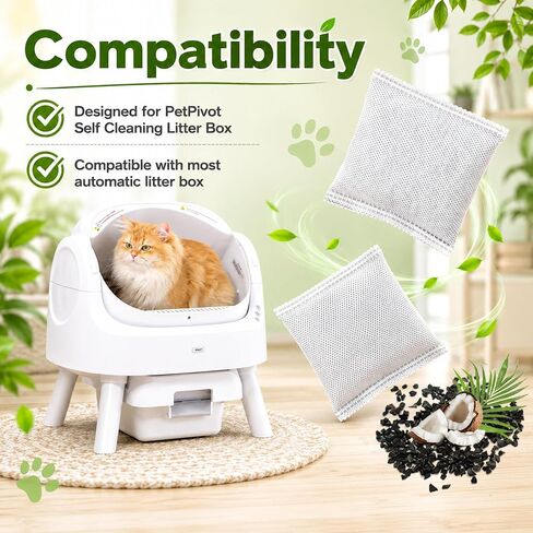NewKe 6 Pack Cat Odor Deodorizer for PetPivot Self Cleaning Litter Box in Saudi Arabia