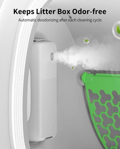 PETKIT Smart Spray Odor Remover for PuraMax and PuraMax 2 Automatic Self-Cleaning Cat Litter Box, Bluetooth Connected, App Control with Swivel Mount in Kuwait