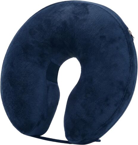 PAWISE Inflatable Dog Cone Collar Soft Adjustable Recovery Donut for Dogs After Surgery, Washable Protective E-Collar to Prevent Licking, Blue, M in Kuwait