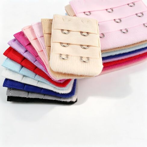Red Snail 12PCS Bra Extenders 2 Hook - Multicoloured Bra Extenders, Convenient Women's Bra Extender in Kuwait