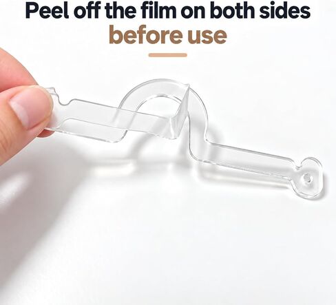10 Pack Rearview Mirror Charm Hangers, Clear Acrylic Car Ornament Hooks for Hanging Pendants, Charms, Crystals & Decorations, DIY Car Mirror Accessories in Kuwait