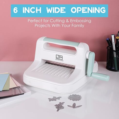 6in Die Cutting Machine with 100 Sheets 8.5" X 11" Colored Cardstock in Saudi Arabia