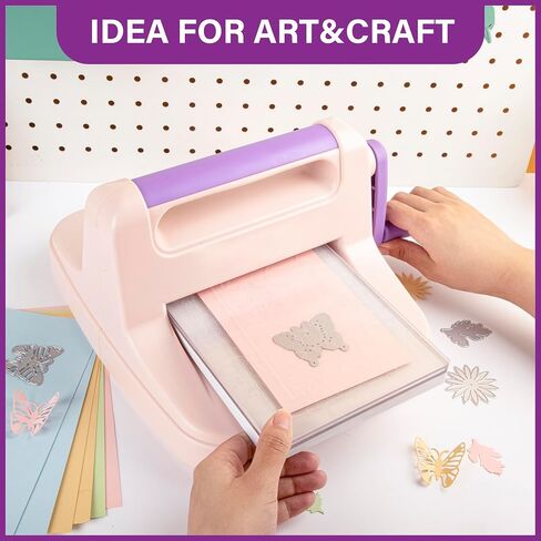 6in Die Cutting Machine with 100 Sheets 8.5" X 11" Colored Cardstock in Saudi Arabia