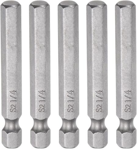 HARFINGTON 5 قطعة 1/16 "عرافة مفك بت SAE 1/4" عرافة عرقوب 2 "طول المغناطيسي S2 الصلب لقمة ثقب الطاقة in Kuwait