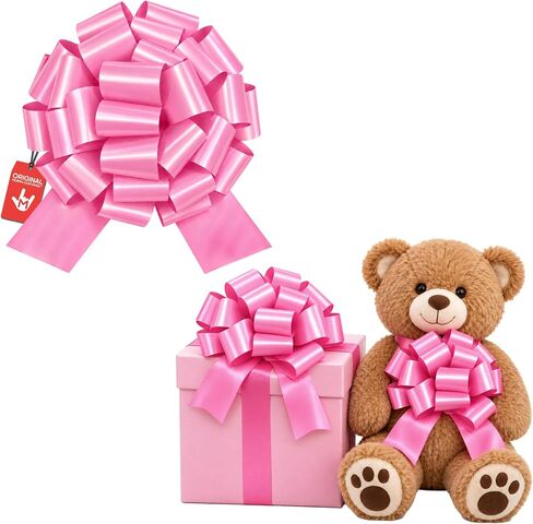 Nicky Bigs Novelties Pink Big Bow for Presents, 14in Pull String for Gifts in Kuwait