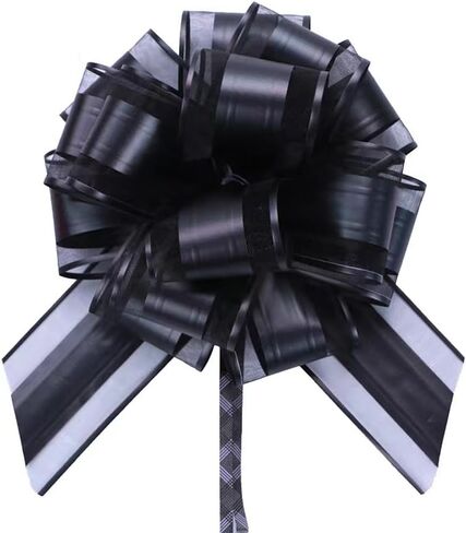 HQJAXJ 6 PCS Pull Bows,Gold Gift Bows for Presents 6 inch Pull Bow for Gifts Wrapping Party Gift Boxes Bow Basket Packaging Bows for Valentine's Day Presents Flower Decorations (gold) in Kuwait