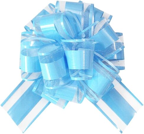 HQJAXJ 6 PCS Pull Bows,Gold Gift Bows for Presents 6 inch Pull Bow for Gifts Wrapping Party Gift Boxes Bow Basket Packaging Bows for Valentine's Day Presents Flower Decorations (gold) in Kuwait