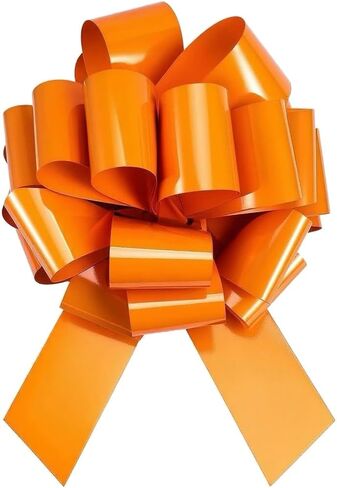 Giant Large Red Pull Bow 16" Wide, Pack of 1 Metallic Car Bow for Packaging Gift Decorations, Valentines Day Decorations, Hanukkah, Birthdays, Weddings, Party, Bridal Showers Gift Decors 16 Inch Red in Kuwait