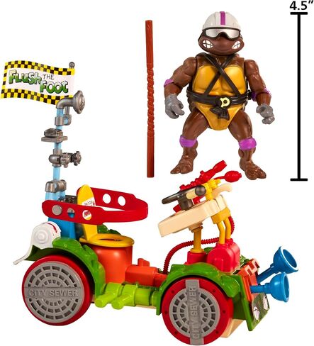 TEENAGE MUTANT NINJA Turtles Toilet Taxi with Donnie by Playmates Toys in Saudi Arabia