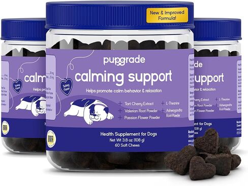 PupGrade Calming Support for Dogs, Turkey Flavor - 60 Soft Chews in Kuwait