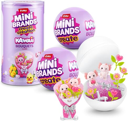 Mini Brands Mini Kawaii Bouquet Capsule Series 1 (2 Pack) by ZURU in Saudi Arabia