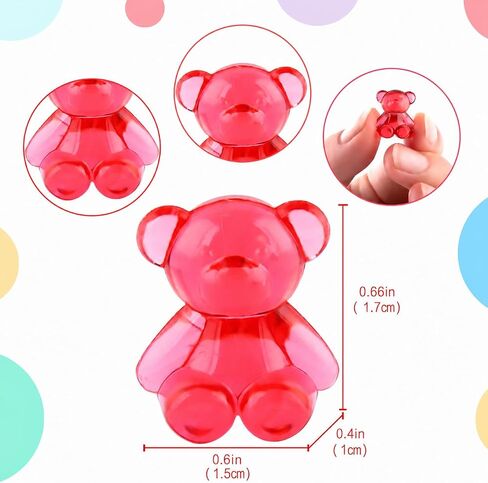 Niceup 360pcs Bear Mini Figurines to Hide, Bulk Plastic Counting Bears in Kuwait