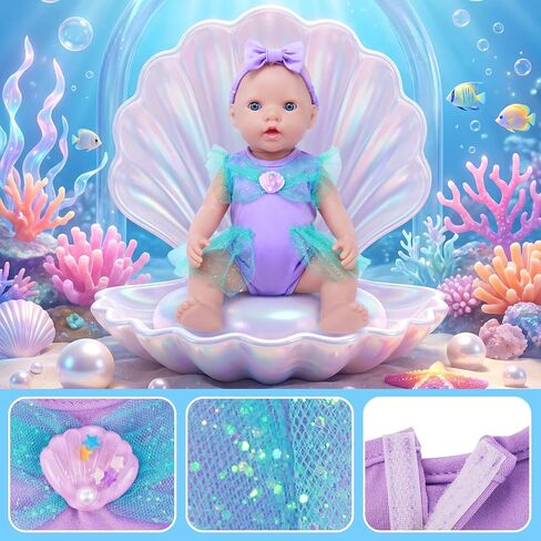 ECORELF 5 Sets Baby Doll Clothes, Princess Outfits for 14 16 Inch Dolls in Kuwait
