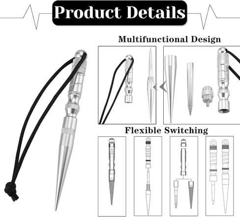Paracord Knotter Tool, 1 Pcs, Silver in Kuwait