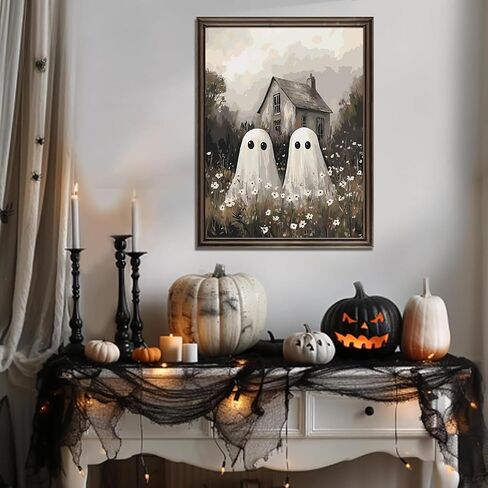 Gearock Halloween Ghost Paint by Numbers Kit for Adults, 16x20 Inch in Saudi Arabia