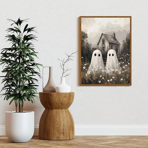 Gearock Halloween Ghost Paint by Numbers Kit for Adults, 16x20 Inch in Saudi Arabia