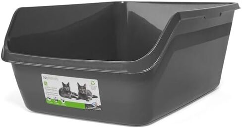 So Phresh by Petco Scatter Shield High-Back Litter Box Charcoal X-Large 24" L X 18" W X 10" H in Saudi Arabia