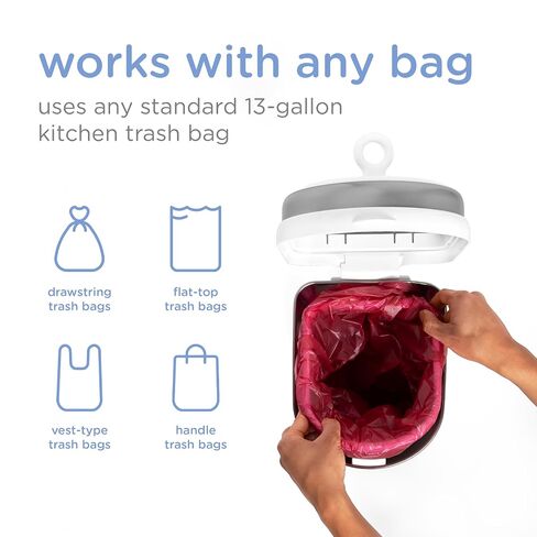Ubbi Pet Waste Pail, White in Kuwait