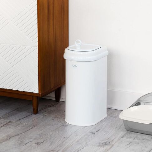 Ubbi Pet Waste Pail, White in Kuwait