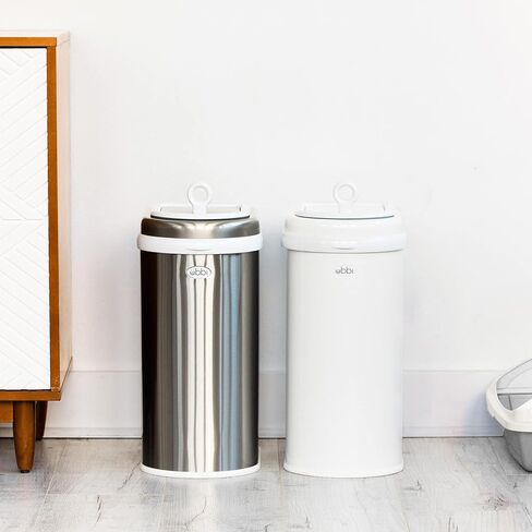 Ubbi Pet Waste Pail, White in Kuwait