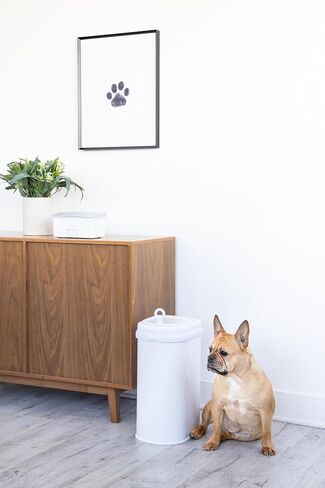 Ubbi Pet Waste Pail, White in Kuwait