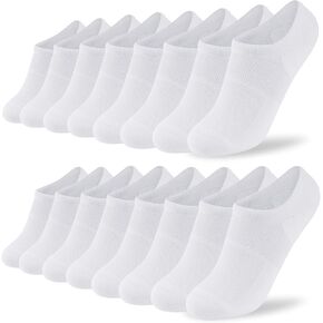 جوارب نسائية من Time May Tell No Show، 8 أزواج، غير قابلة للانزلاق، جوارب منخفضة الكاحل غير مرئية للجري غير رسمية in Kuwait