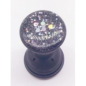 Expanding Phone Socket, Mount Holder Glitter Sparkle Bling for Cellphone Collapsible Stand Cell Phone Finger Foldable Holder Grip for Smartphones and Tablets (Pink)