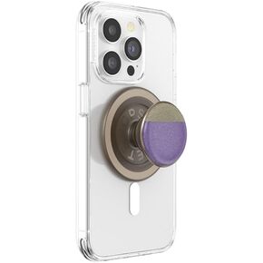 PopSockets Phone Grip with Expanding Kickstand, Compatible with MagSafe, Adapter Ring for MagSafe Included, Wireless Charging Compatible - Stoneware Lavender