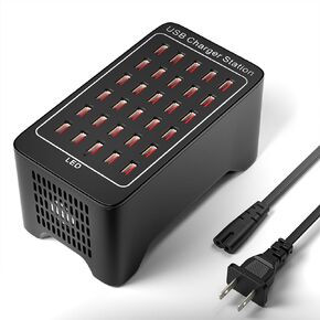 30 in 1 Charging Station for Multiple Devices, 150W Multi Charger Station with Fast Charging，Ipad Charging Station for Apple Devices Fire Tablets Samsung Android