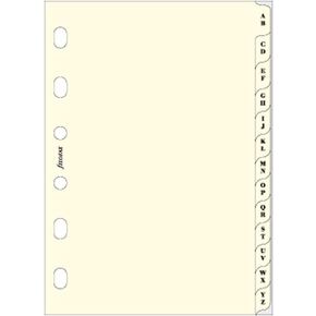Filofax Pocket A-Z Index Cream (B211664)