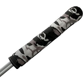 Alignment Stick Cover, Grey Camo Golf Alignment Stick Cover, Synthetic Leather Perfective Cover for Alignment Sticks Golf Alignment Sticks Holder fits for 2 Sticks