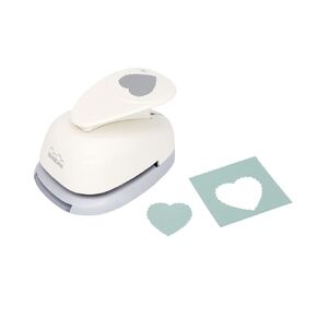 Bira Craft 1.5 inch Scalloped Heart Lever Action Craft Punch, Valentine’s Day Punch, for Paper Crafting Scrapbooking