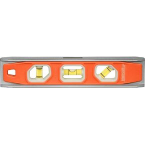 Johnson Level & Tool 1435-0900 Magnetic Glo-View Torpedo Level, 9", Orange, 1 Level