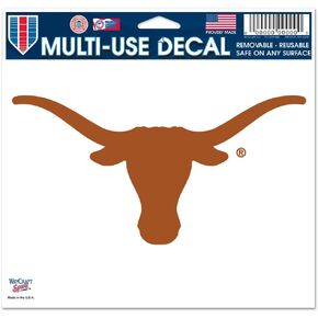Wincraft NCAA University of Texas 21475012 Multi-Use Colored Decal, 5" x 6"