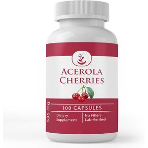 Pure Original Ingredients Acerola Cherry (730 Capsules) No Magnesium Or Rice Fillers, Always Pure, Lab Verified