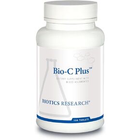 يوفر Biotics Research Bio C Plus فيتامين C على هيئة أسكوربات معدنية مختلطة مع بيوفلافونويدات الحمضيات، وSOD، والكاتلاز. فيتامين سي بلس بيوفلافونويدس، مضادات الأكسدة القوية، الجهاز المناعي، 100 قرص in Kuwait