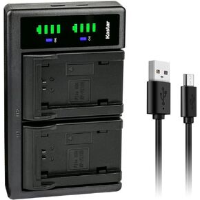 Kastar LTD2 USB Battery Charger Replacement for Sony NP-FZ100 NPFZ100 Battery, Sony BC-QZ1 Charger, Sony Alpha 1 Mirrorless Digital Camera, Sony FX3 Full-Frame Cinema Camera