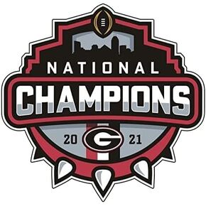 UGA Georgia Bulldogs National Championship 4" Decal