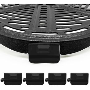 GCQ Air Fryer Replacement Parts for Cosori 6.5 QT Air Fryer, 4 PCS Heat Resistant Food Grade Anti-scratch Air Fryer Rubber Bumper Silicone Feet Air Fryer Rubber Feet Tabs Tips Accessories Covers