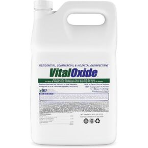 Vital Oxide Disinfectant, Deodorizer, Cleaner, Food-Contact Sanitizer, Virucide – EPA Registered – Kills Mold & Mildew, Eliminates Odors-1 Gallon