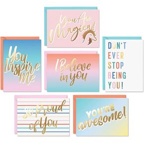 Sweetzer & Orange Boxed Encouragement Cards with Envelopes to Mix n Match. 24 Inspirational Cards with Envelopes for Inspirational Notes and Motivational Quotes! Inspirational Greeting Cards