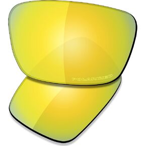 SAUCER Premium Replacement Lenses for Oakley Fuel Cell OO9096 Sunglasses High Defense - 24K Gold Polarized