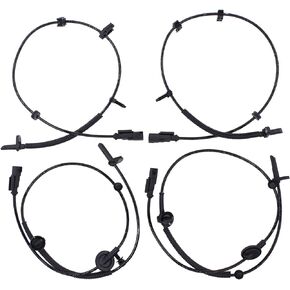 NewYall 3.6L Front Rear Left and Right ABS Wheel Speed Sensor