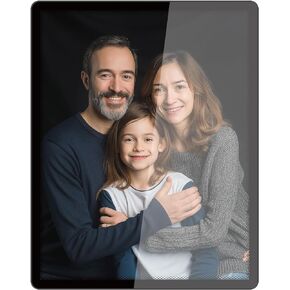 إطار صورة معدني Bluesun مقاس 8 × 10 بوصة، زجاج إطار صورة مقاس 8 × 10، إطار صورة رفيع مقاس 8 × 10 أسود، يمكن أن يكون عموديًا وأفقيًا، غير لامع لديكور الحائط والطاولة (8 × 10، أسود)