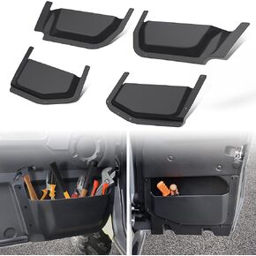 SAUTVS Interior Seat Door Pockets for Yamaha RMAX 4 1000, Interior Front and Rear Door Pockets Storage for Yamaha Wolverine RMAX4 1000 2021 2022 2023 2024 Accessories (4PCS)