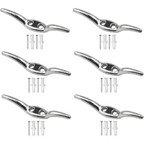 حبل المربط هوك سارية العلم المربط هوك الفولاذ المقاوم للصدأ قارب حبل المرابط هوك للمنزل مكتب نافذة الستائر وأعمدة العلم القوارب المظلات القماش المشمع-6 قطع in Kuwait