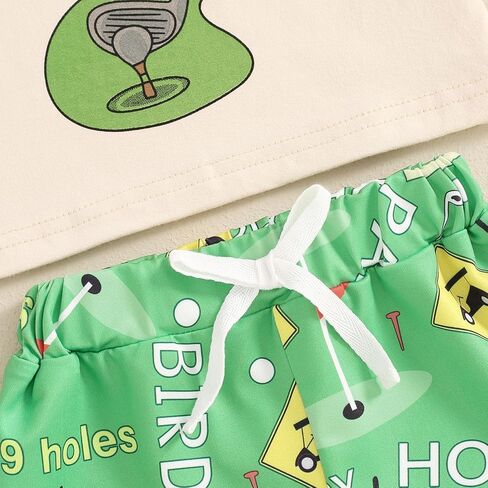 ملابس جولف للأطفال الصغار الأولاد والبنات تي شيرت بأكمام قصيرة للأب وسروال جولف قصير ملابس رياضية كاجوال للأطفال in Kuwait