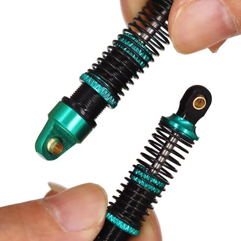 Replacement for TRX-4M TRX4M Shocks 53mm Shocks Long Threaded Shock Absorbers, RC Shocks Upgrades for 1/18 Crawler TRX4M Defender, Bronco, K10 High Trail, F150 RC Crawler (GREEN) in Saudi Arabia