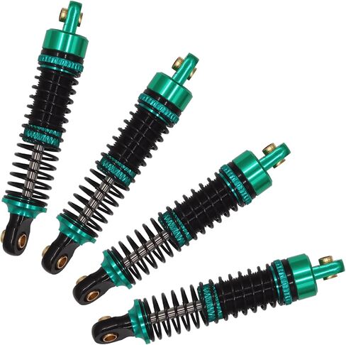 Replacement for TRX-4M TRX4M Shocks 53mm Shocks Long Threaded Shock Absorbers, RC Shocks Upgrades for 1/18 Crawler TRX4M Defender, Bronco, K10 High Trail, F150 RC Crawler (GREEN) in Saudi Arabia