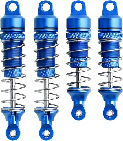 ممتص الصدمات الألومنيوم من HobbyPark مُجمَّع من المعدن الأمامي والخلفي بالكامل لـ 1/18 losi Mini T 2.0 Mini-B، استبدال الأجزاء LOS314004 LOS314005 (4 عبوات) (أحمر) in Saudi Arabia